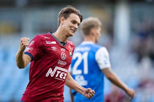 Örgrytes Noah Christoffersson jublar