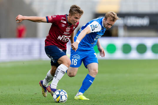 Örgrytes Isak Dahlqvist och IK Oddevolds Noa Bernhardtz