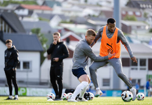 Anders Christiansen and Martin Olsson of Malmö FF