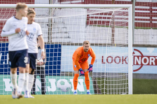 Goalkeeper Ricardo Friedrich of Malmö FF looks dejected