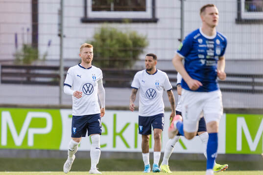 Anders Christiansen of Malmö FF looks dejected