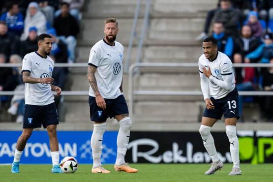 Martin Olsson of Malmö FF in pain