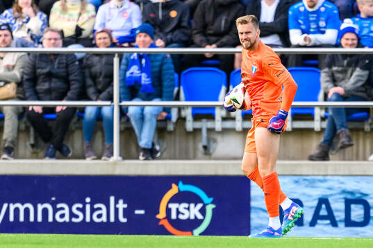 Goalkeeper Ricardo Friedrich of Malmö FF
