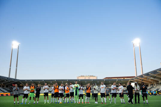 Players of Häcken celebrate