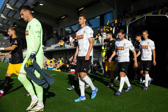 Goalkeeper Andreas Linde, Johan Hammar, Adam Lundqvist and