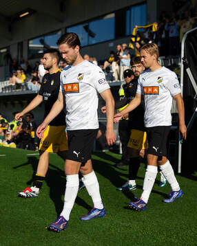 Adam Lundqvist and Pontus Dahbo of Häcken