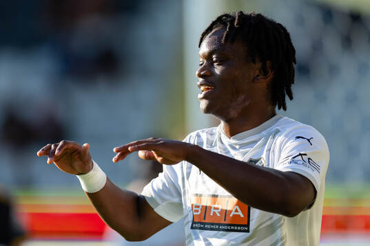 Jeremy Agbonifo of Häcken celebrates