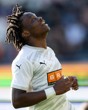 Jeremy Agbonifo of Häcken celebrates the 2-1 goal