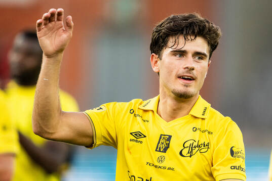 Besfort Zeneli of Elfsborg celebrates