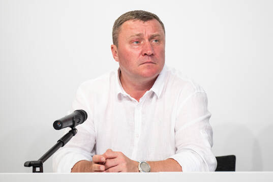 Head coach Yurii Hura of Sheriff Tiraspol