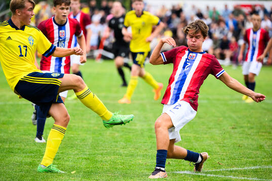 Sveriges Ludvig Arvidsson och Norges Fredrik Dørrum Berg