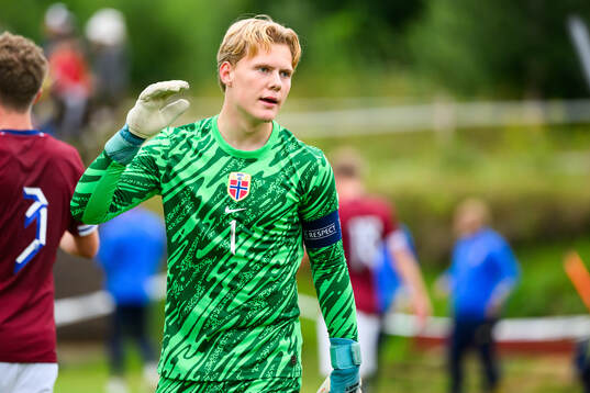 Norges målvakt Einar Boe Fauskanger