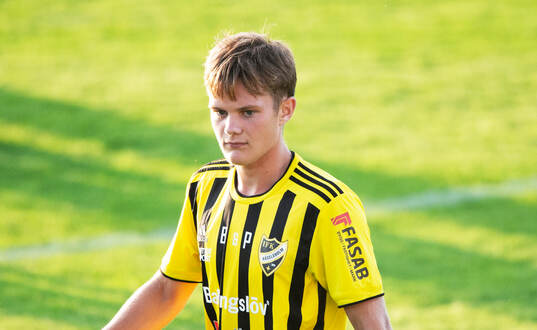 IFK Hässleholms Max Högberg i matchen i div 2 mellan IFK