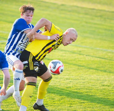 IFK Hässleholms nyförvärv Alexander Sjöström i matchen