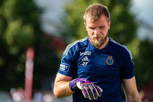 Gefles målvakt Tobias Johansson