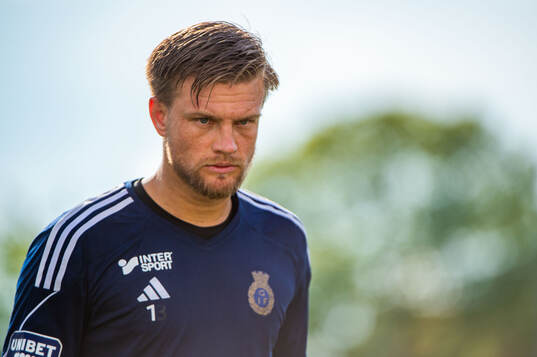 Gefles målvakt Oscar Jonsson