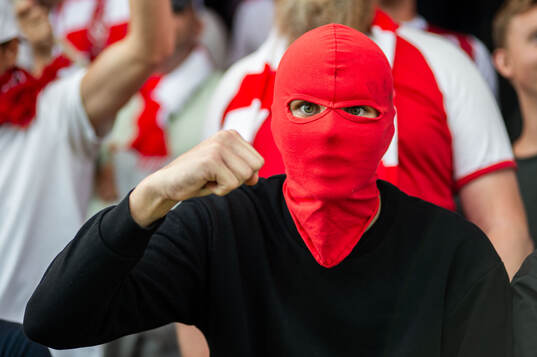 En sandviken-supporter