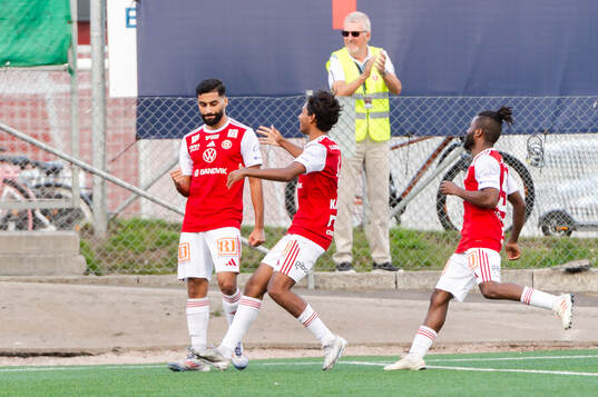 Sandvikens Amin Al-Hamawi jublar