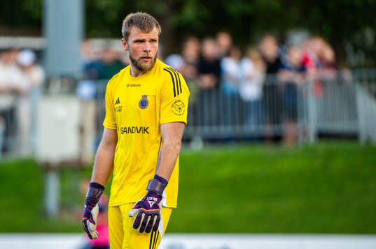 Gefles målvakt Tobias Johansson