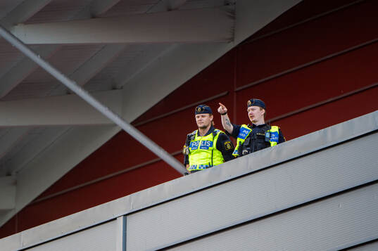 Poliser på taket