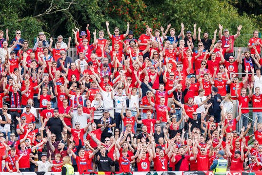 under fotbollsmatchen i Superettan mellan Varberg och