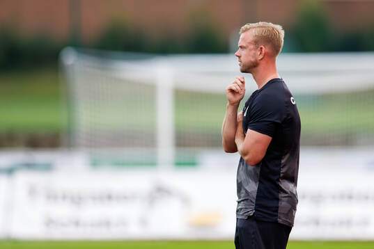 Varbergs tränare Viktor Salwén