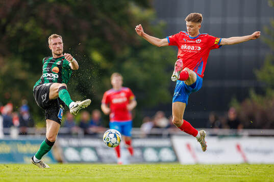 Varbergs Niklas Dahlström och Helsingborgs Adrian Svanbäck