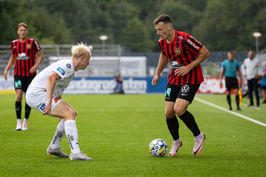 Halmstads André Boman och Brommapojkarnas Adam Skanning