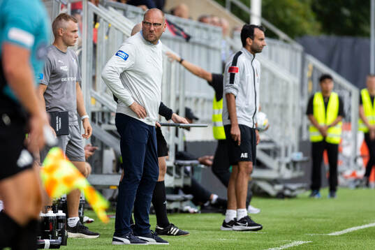 Halmstads tränare Magnus Haglund