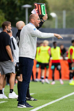 Halmstads tränare Magnus Haglund