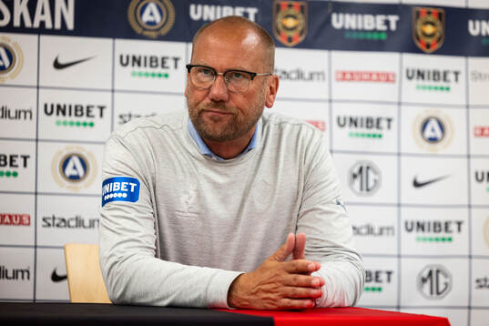 Halmstads tränare Magnus Haglund