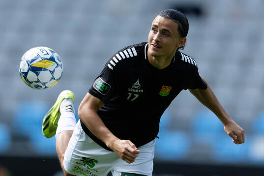 GAIS Amin Boudri innan fotbollsmatchen i Allsvenskan mellan