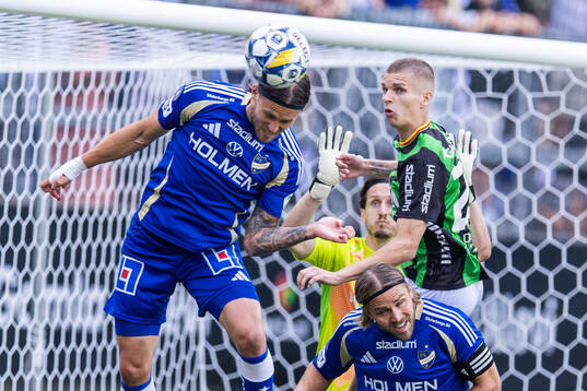 IFK Norrköpings Arnor Traustason och Christoffer Nyman