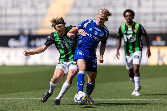 GAIS Axel Henriksson och IFK Norrköpings Isak Andri