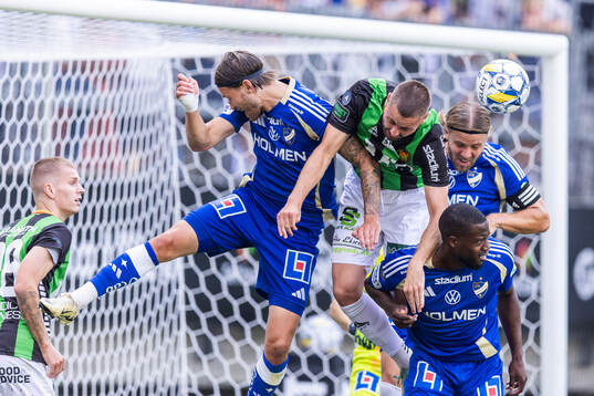 IFK Norrköpings Arnor Traustason och Christoffer Nyman