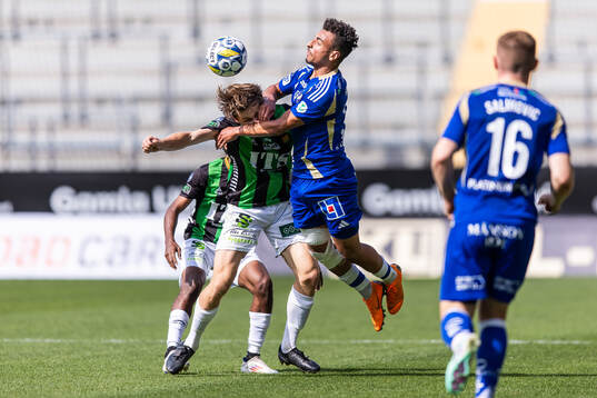 GAIS Axel Henriksson och IFK Norrköpings Moutaz Neffati