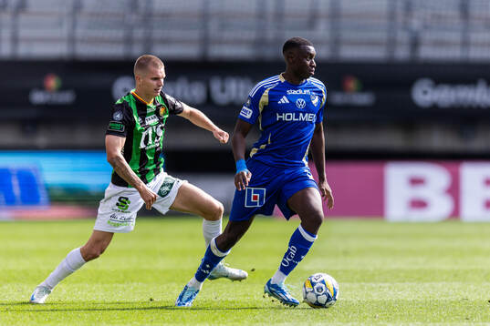 GAIS Lucas Hedlund och IFK Norrköpings Yahya Kalley