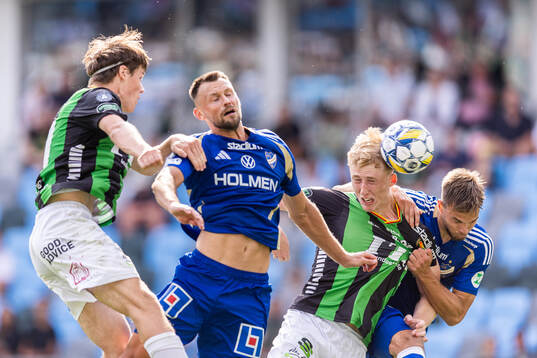 GAIS Filip Beckman och IFK Norrköpings Max Watson