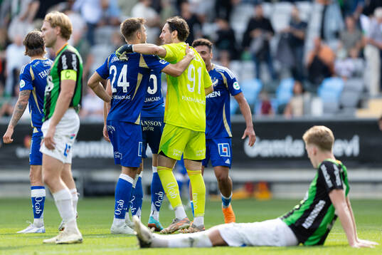 IFK Norrköpings spelare jublar