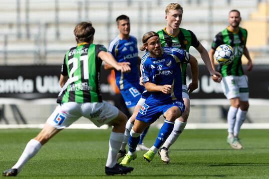 IFK Norrköpings Christoffer Nyman och GAIS Filip Beckman