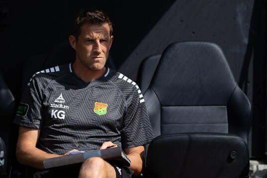 GAIS assisterande tränare Kenneth Gustafsson innan