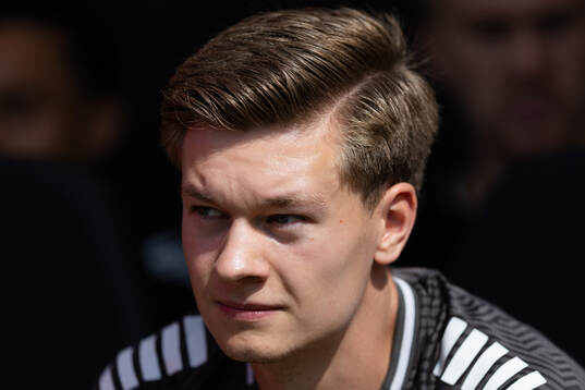 GAIS fysioterapeut Arvid Henriksson innan fotbollsmatchen i