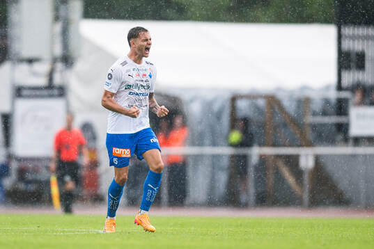 Värnamos Michael Steinwender jublar