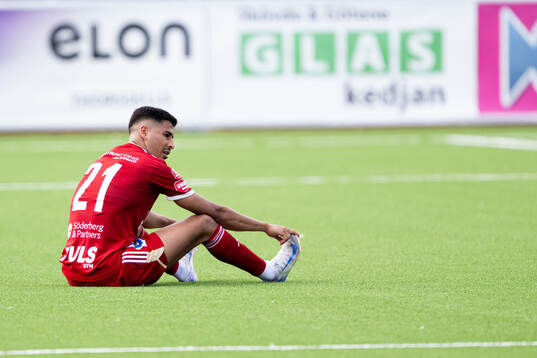 Skövde AIKs Marcus Mikhail deppar