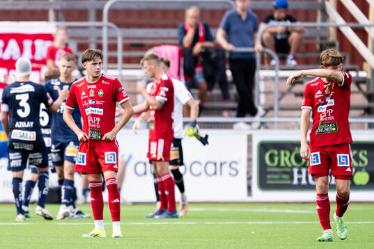 Skövde AIKs spelare deppar