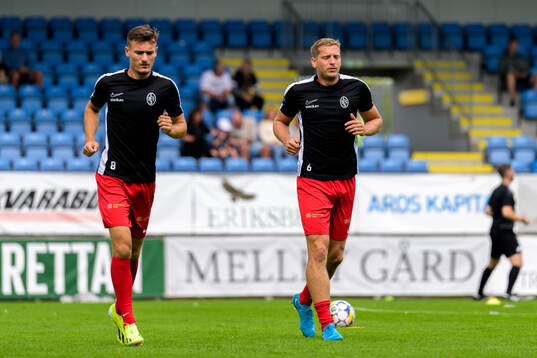 Landskronas Robin Dzabic och Philip Andersson