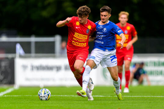 Landskronas Max Nilsson och Trelleborgs Armin Culum