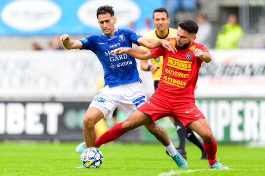 Trelleborgs Hady Saleh Karim och Landskronas Edi Sylisufaj