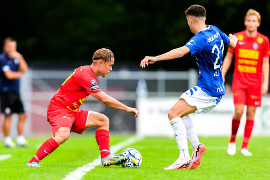 Landskronas Vincent Sundberg och Trelleborgs Eren Alievski