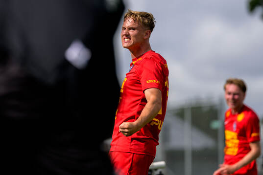 Landskronas Jesper Strid jublar